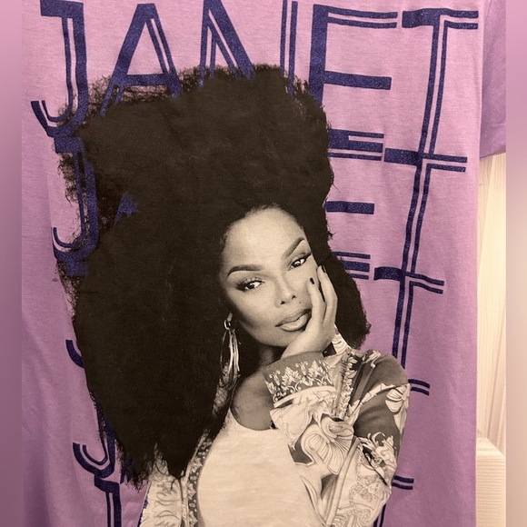 Janet Jackson Purple, Band Tshirt, Sz S - Picture 3 of 7